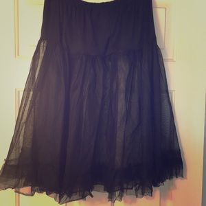 Black petticoat